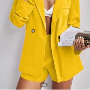 Blazer and shorts (only)